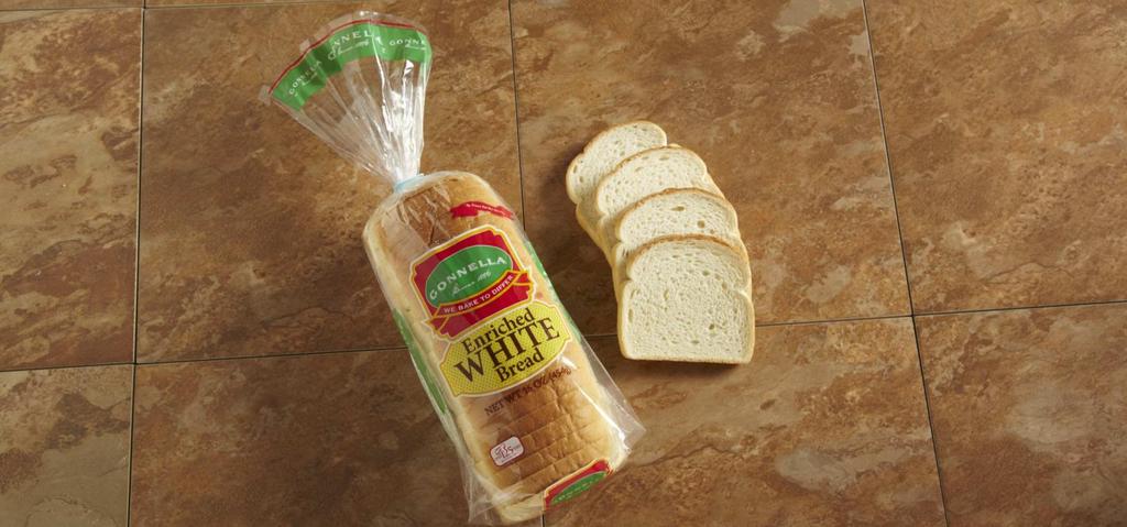 SLICED BREADS 50110 1# White Sliced (Retail) TYPE: Sliced Bread SHAPE: Loaf SLICED: Yes NET WEIGHT: 16 oz.