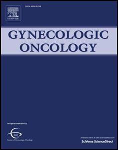 YGYNO-975196; No. of pages: 5; 4C: Gynecologic Oncology xxx (2013) xxx xxx Contents lists available at ScienceDirect Gynecologic Oncology journal homepage: www.elsevier.