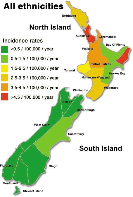 incidence per 100,000 Why such a concern in NZ?