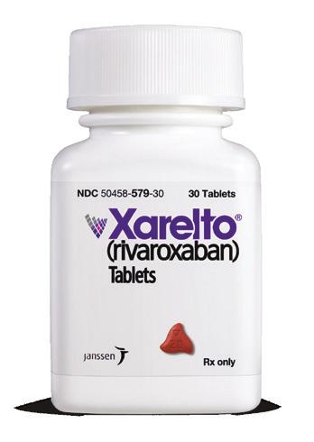 Get to know XARELTO for atrial fibrillation With one tablet a day, XARELTO (rivaroxaban) helps protect you from stroke