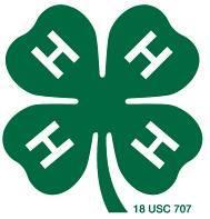 WELCOME TO 4-H YOUTH DEVELOPMENT! We hope your family's involvement in this exciting youth organization will enrich your lives.