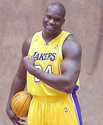 while Shaquille O Neal is a famous face who