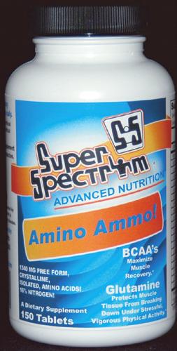 Protein Amino Ammo - 120 capsules $29.95 Amino Ammo is a convenient source of 21 amino acids for adults. Four capsules contain 3 grams of protein. Rapid absorption and Utilization!
