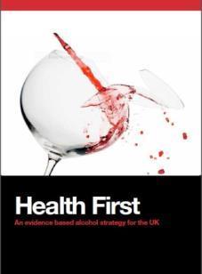 Alcohol current progress o The 4 nations report from our team and colleagues at