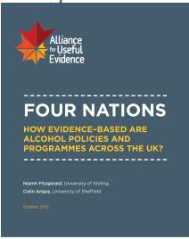 strongest approach to evidencebased alcohol policy and the greatest alignment with