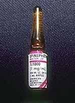 Adrenaline Dosage: 10ml of 1:10,000 solution = 1 mg 1ml of 1:1000 solution = 1mg add 9mls