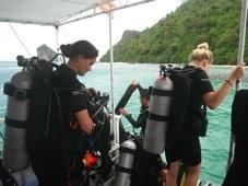 marine conservation by investing in all new dive equipment.