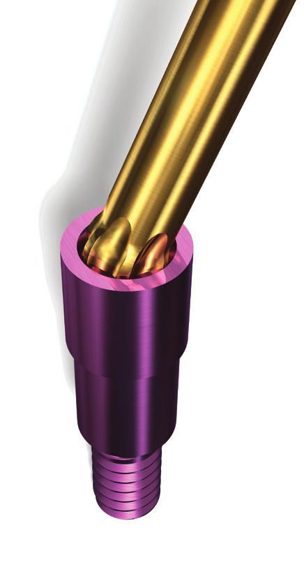 Off-Axis Drivers New ballpoint hex tip with radial concave features Up to a 25 angle of