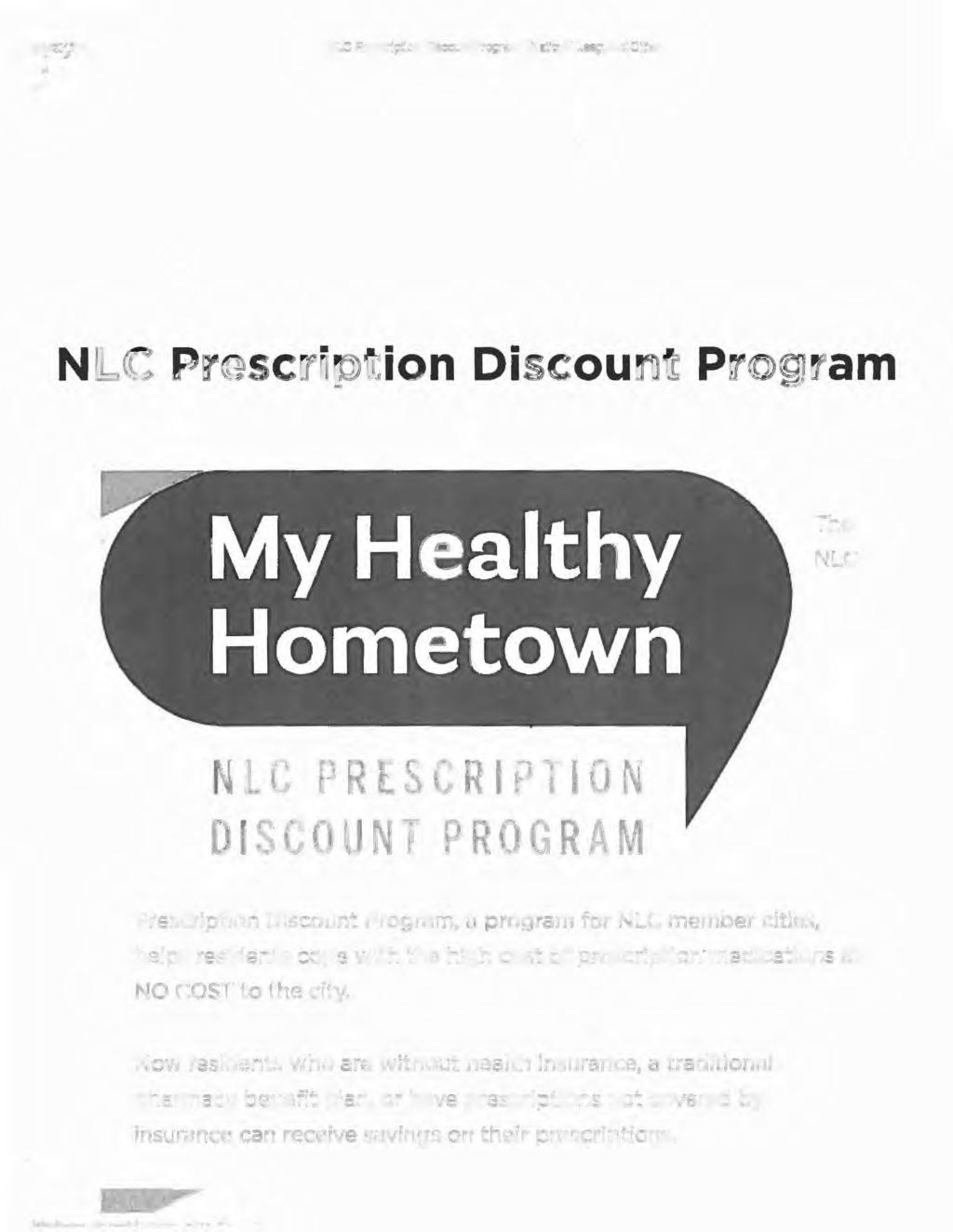 NLC Prescription Discount Program I National League of Cities NLC Prescription