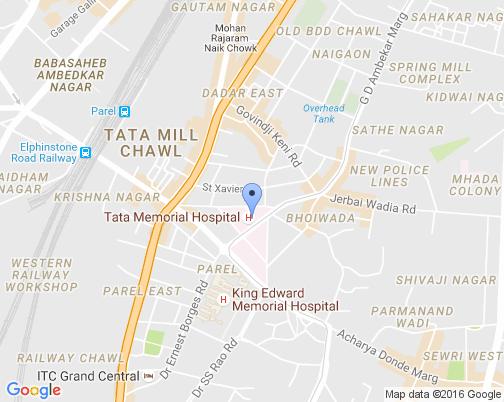 How to reach us Tata Memorial Hospital Dr. Ernest Borges Road 400012 Mumbai, India Phone: +912224177194 Fax: +912224154005 E-mail: vaniparmar@gmail.com Web-site: tmc.gov.
