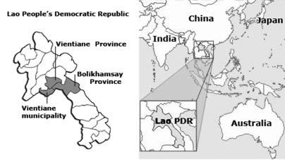 SOUTHEAST ASIAN J TROP MED PUBLIC HEALTH Fig 1 The study areas in Lao People s Democratic Republic. Seroprevalence (%) 12.0% 10.0% 8.0% 6.0% 4.0% 2.0% 0.0% 8.5% 0.6% 9.7% 1.1% 7.7% 7.2% 7.3% 2.