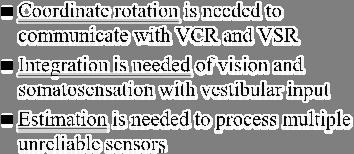 Clinical correlations Higher Level Vestibular Problems Grocery Store Syndrome (AKA visual