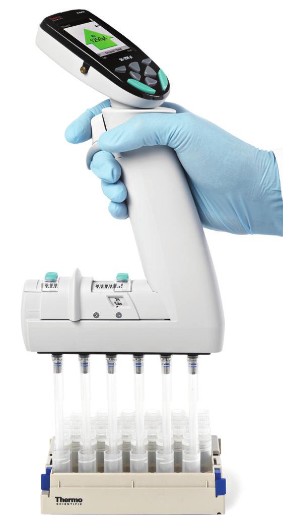 5 1250 µl TRACK YOUR PIPETTE Service and calibration trackers remind you when the pipette needs to be re-calibrated or sent for service LIQUID SPECIFIC CALIBRATIONS Higher quality results with