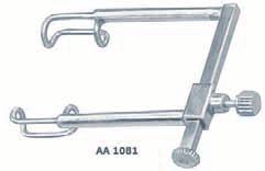 1 BARRAQUER WIRE SPECULUM WITH SOLID BLADES OP-8306