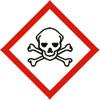 Can cause serious eye irritation (2A). Respiratory tract irritant (3). Corrosive to metal (1). DANGER! WARNING!