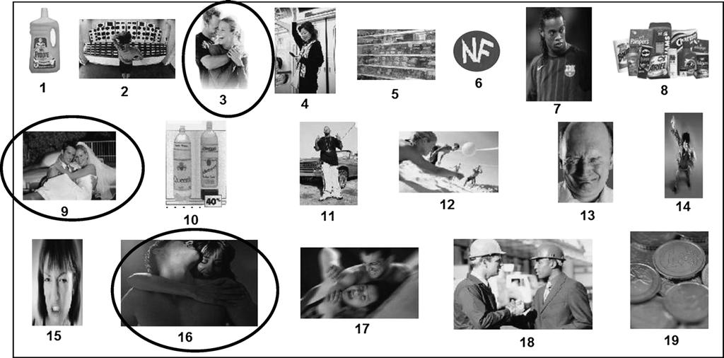 1066 N. Albert et al. / Journal of Business Research 61 (2008) 1062 1075 Fig. 2. Images submitted to respondents. 2.2. The use of projective images A projective method is used, which exposes people to different stimuli they are asked to describe.