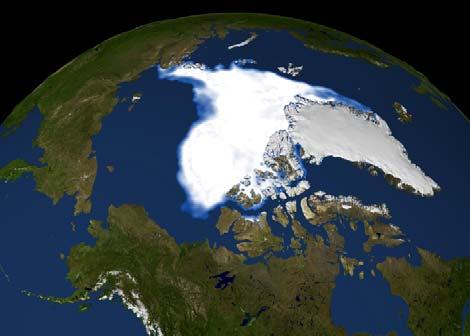 The extent of sea ice is a key indicator of climate change (ACIA 2005).