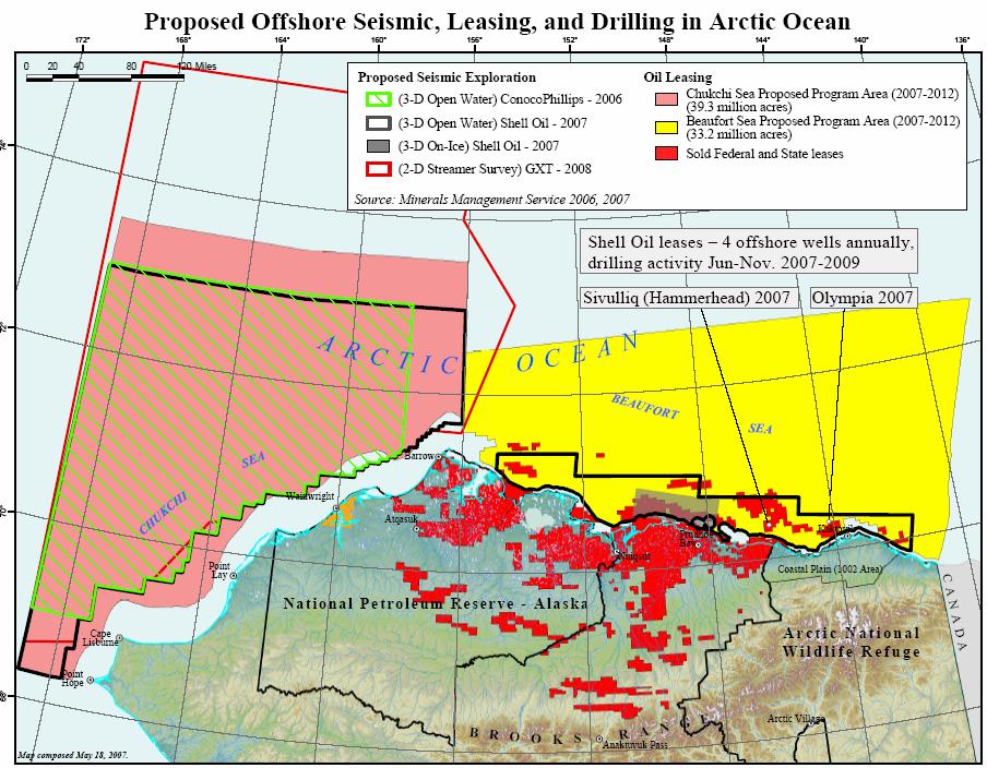 Beaufort Sea Sale 202 2007 Chukchi Sea Sale 193 Delayed Current 5-Year Program (2007-2012) Sale Location and Number Proposed Sale Year Chukchi Sea Sale 193 2008 Beaufort Sea Sale 209 2009 Chukchi Sea