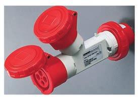 IEC 309 range System of and plugs (flush-mounting, surface-mounting and 90 ) and multipliers/adapters IEC 309 HP