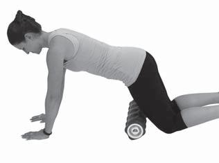Hamstrings Phase 1 Hamstrings can be chronically tight, causing lower back pain and difficulty in proper body mechanics. Place the roller under your bended knees with hands behind you on the floor.