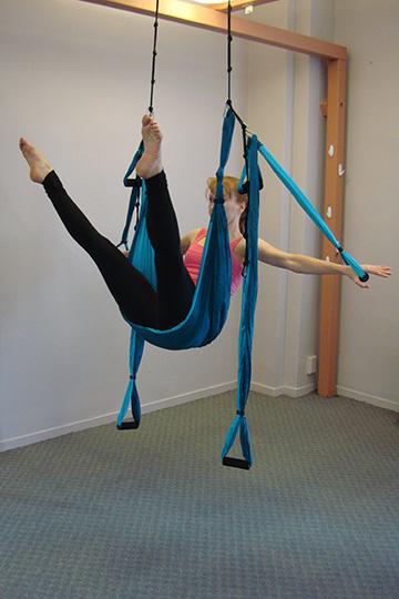 LEG CIRCLES Equipment Setup: Repetitions: Silk Sling set at hip height or slightly higher.