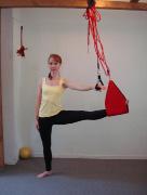 BALLET STRETCHES SIDE Equipment Setup: Repetitions: Wide sling attached to one rope set to hip, chest or shoulder height when standing.
