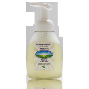 HOME CARE PROTECTOR TM FOAMING HAND SOAP You will quickly become addicted to the luxurious feel of pure Essential Oil infused vegetable oil liquid soap foamed to perfection. * Protector tm {10ml} $27.
