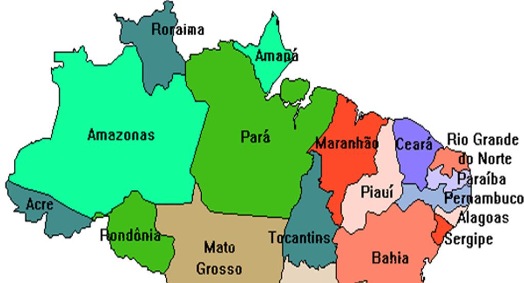 Area: Brazil: 8,516,000 km²; India: 3,287,000 km².