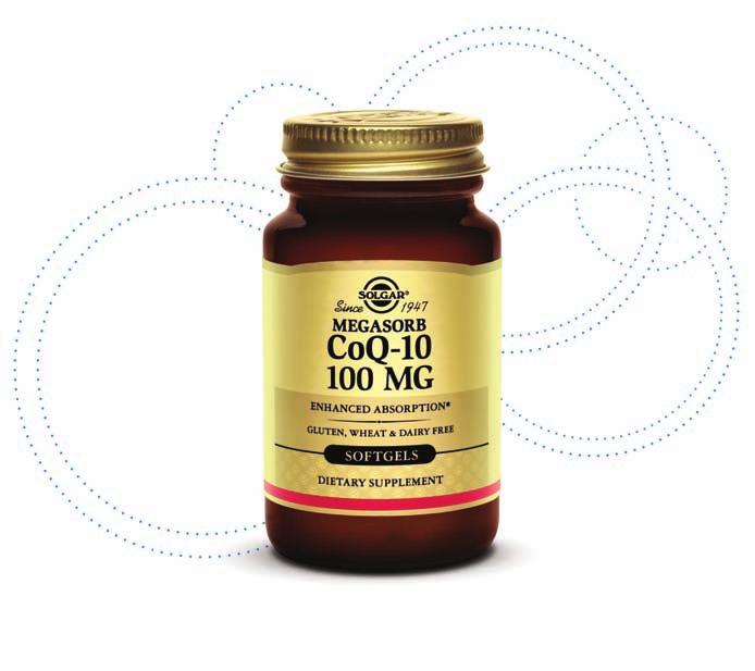 COnneC t with Solgar s CoQ-10 Energy Production* Heart Health* Antioxidant Support* KanekaQ10 and KanekaQH are registered trademarks of Kaneka Corporation.
