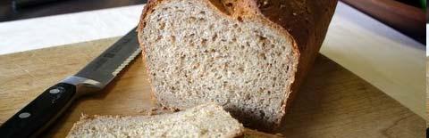 Cracked Wheat Bread, 1 slice= 0.58 servings of whole grains Recipe 1 1/2 c. boiling water 3/4 c. cracked wheat (bulgar) 2 pkg.