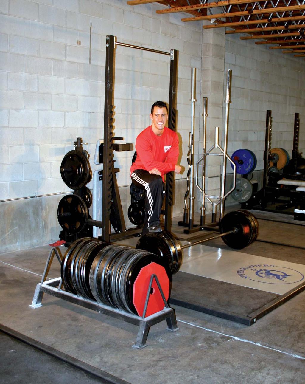 TRAINING & EQUIPMENT A great way to make over a weightroom is with new bars, bumpers,