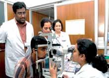 Diagnosis and Management of Glaucoma Therapy Course Objectives The glaucoma service at Aravind Eye Hospital with over 2000 patient visits every month is well equipped to offer excellent hands on