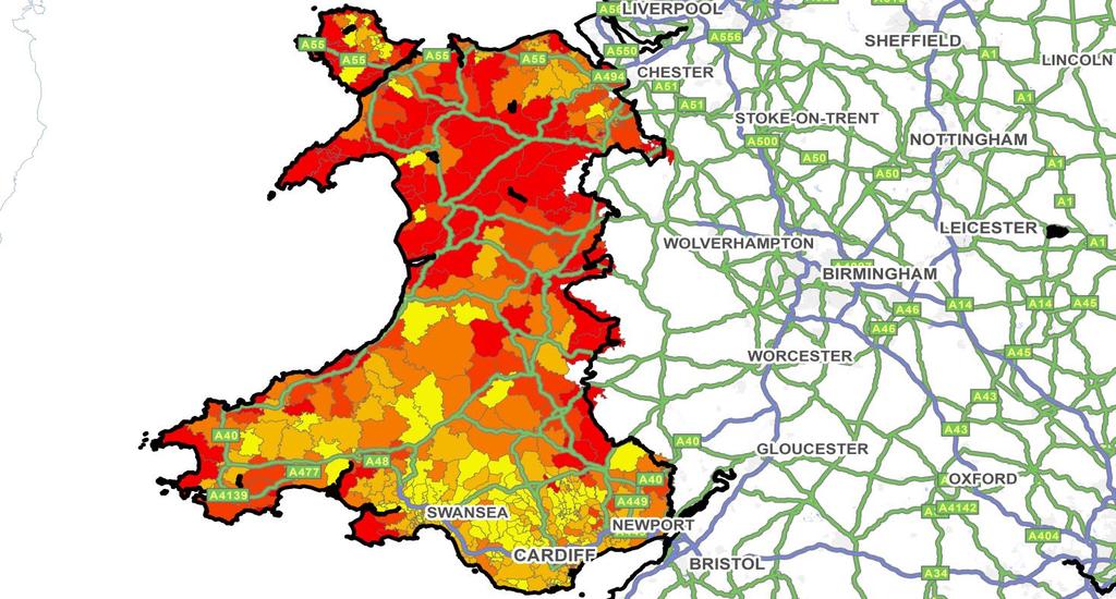 352. For grocery spend as a whole, there is a net gain per annum of 13million for Wales (with 44.4million flowing from Wales to England, and 57.4million from England to Wales).