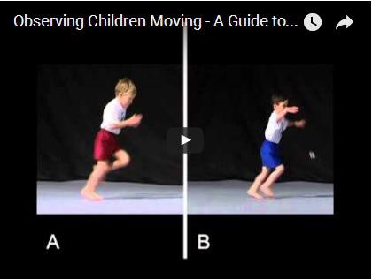 Your task is to review each video and perform an evaluation of their locomotor skills using the worksheets provided.