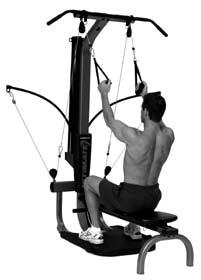 34 Back Exercises Narrow Pulldowns Shoulder Extension (with elbow flexion) Muscles worked: This exercise emphasizes the latissimus dorsi, teres major and rear deltoid which make up the large pulling