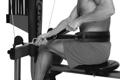 Using the Bowflex Ultimate Home Gym Leg Press Belt The Leg Press Belt is used exclusively for the Leg Press and the Seated