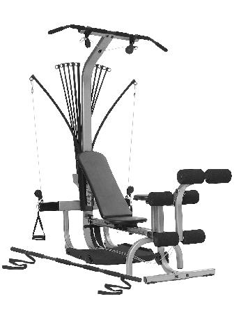 Bowflex Ultimate Parts Reference Guide Lat Tower Assembly (if so equipped) Bent Lat Bar Pulley Rod Cap Power Rods Rod Hook Special features unique to the Bowflex Ultimate are the