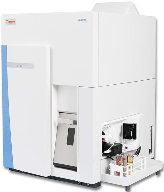 Thermo Scientific icap 7000 ICP-OES Analyzer (left) icap Q ICP-MS (right) Table 3. USP J-values compared to axial ICP-OES IDLs.