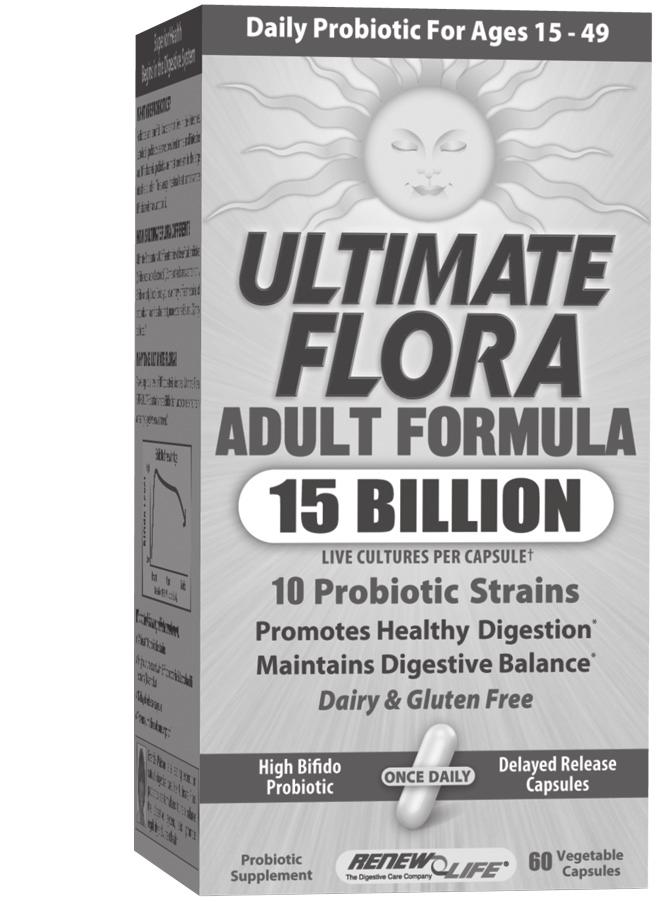 30ct Senior Formula 30 Billion High-Potency, Once-Daily Maintenance Probiotic for Adults 50 + 30 billion live cultures High Bifidobacteria supports age-related decline in Bifido cultures * Helps