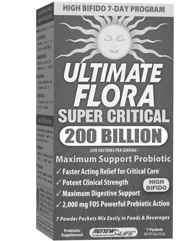 Ultra Potent 100 Billion Maximum Potency, Once Daily Probiotic for Potent Digestive Relief Potent digestive relief Promotes bowel regularity Supports healthy immune function Helps replenish bifido