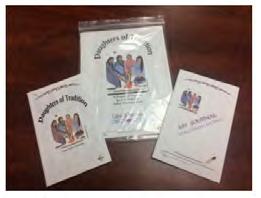 Daughters of Tradition I Participant Packet Includes: Activity booklet, Sacred journal, mind mapping posters and a shirt; Shirt available in sizes: S - 4XL.