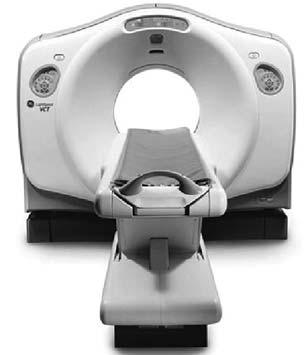 What does a CT scanner look lke? A CT scanner looks lke a gant polo mnt. It s crcular wth a large hole n the mddle and s open at both ends. Durng the scan you wll be asked to le on the scan table.
