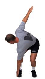 Conditioning Drill 1 Exercise 6: The Windmill Purpose: This exercise develops the ability to safely bend and rotate the trunk. It conditions the muscles of the trunk, legs, and shoulders.