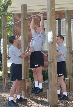 Conditioning Drill 2 Exercise 3: The Straight-arm Pull Purpose: This exercise develops the ability to initiate the pull-up motion by isolating the muscles of the shoulder and upper back.