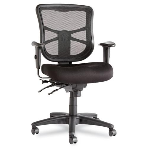 Fully Adjustable Mid-Level Meshback Chair Seatback can be tilted and locked at any angle or adjusted to desired tilt tension (for healthy posture and lumbar support).