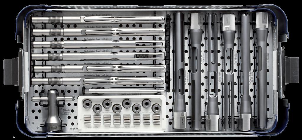 Instruments (Add-On) of - Middle Tray (Tray Number 39-BK-0203) 3 4 2 5-6 7 39-RD-002 500 Flexible Rod Template 2 39-RD-0032 Coronal Rod Bender Bridge 3