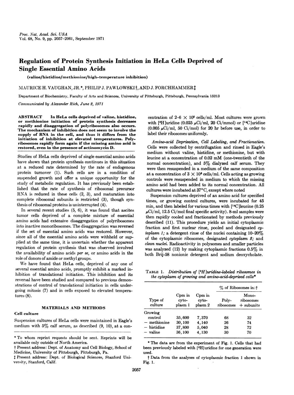 Proc. Nat. Acad. Sci. USA Vol. 68, No. 9, pp.