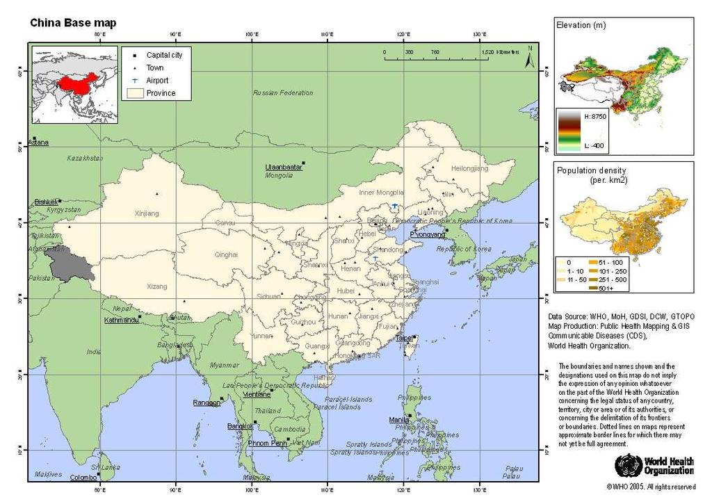 - 8 - China Country Situation Helminth control efforts in China have been in existence since the 1950s, when schistosomiasis management became a priority.