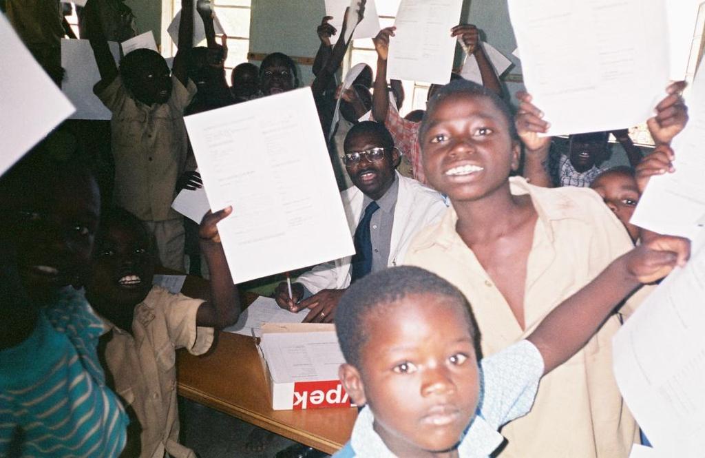 Songs promoting school health were also consolidated in school health activities. The project Investigator (PI) N.