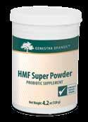 MAINTENANCE HMF Super Powder HMF Powder HMF Multi Strain Moderate level probiotic 10 billion CFU per dose Ideal for vegans Convenient powder format HMF Super Powder is a moderate level maintenance